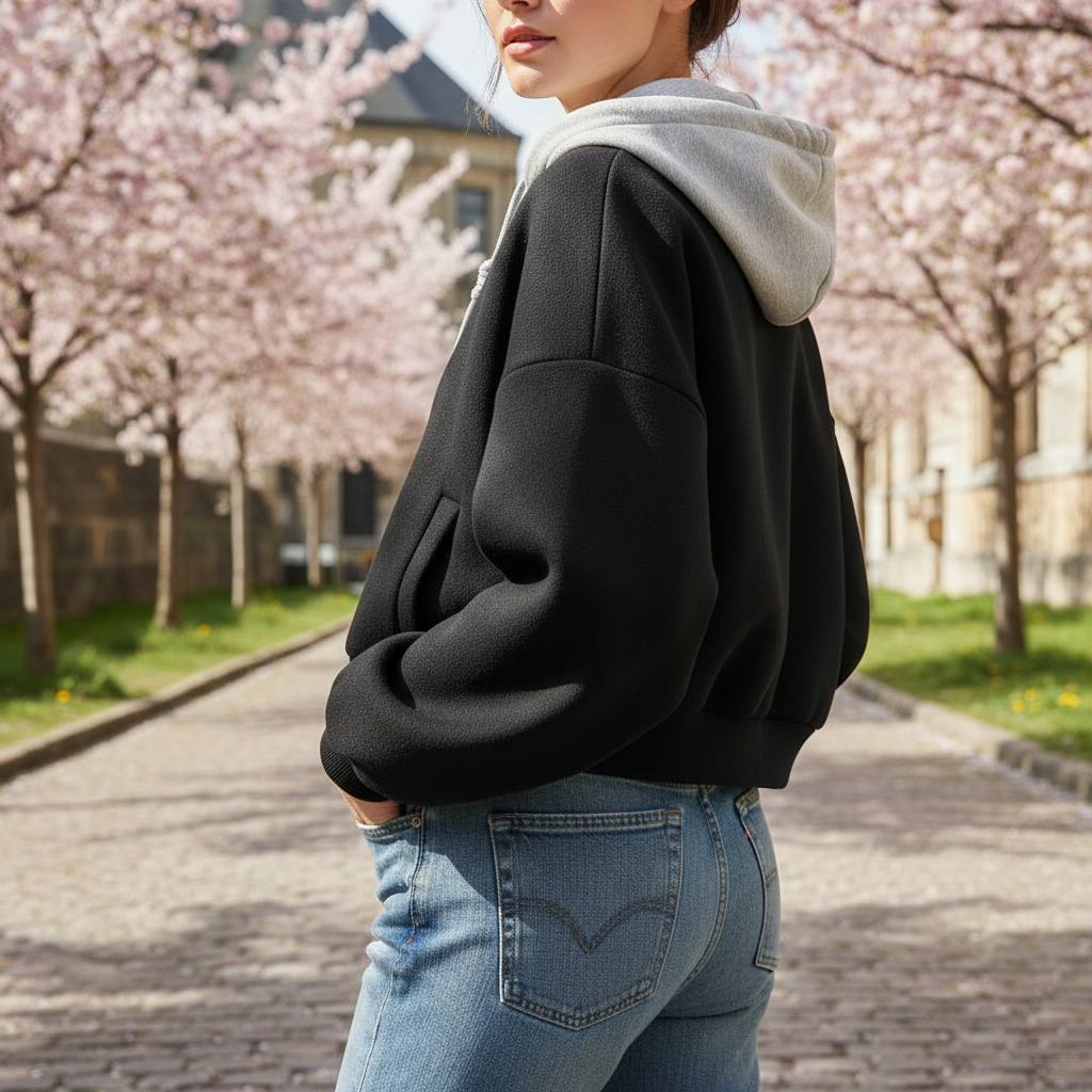 Madison Button Zip Jacket