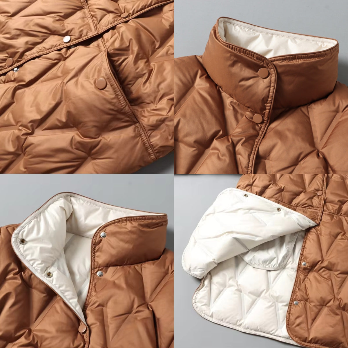 Amara Quilted Down Jacket
