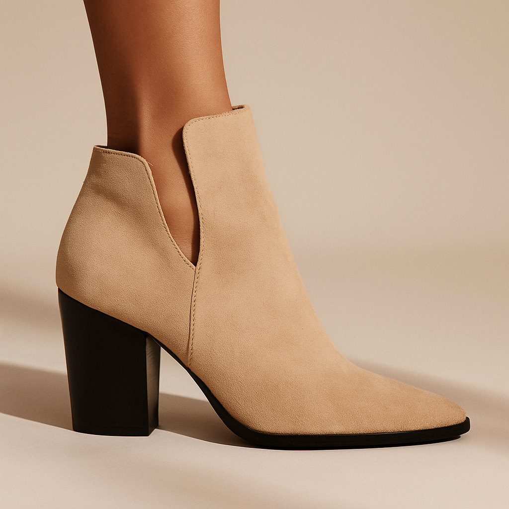 Avery Flannel Heel Boots