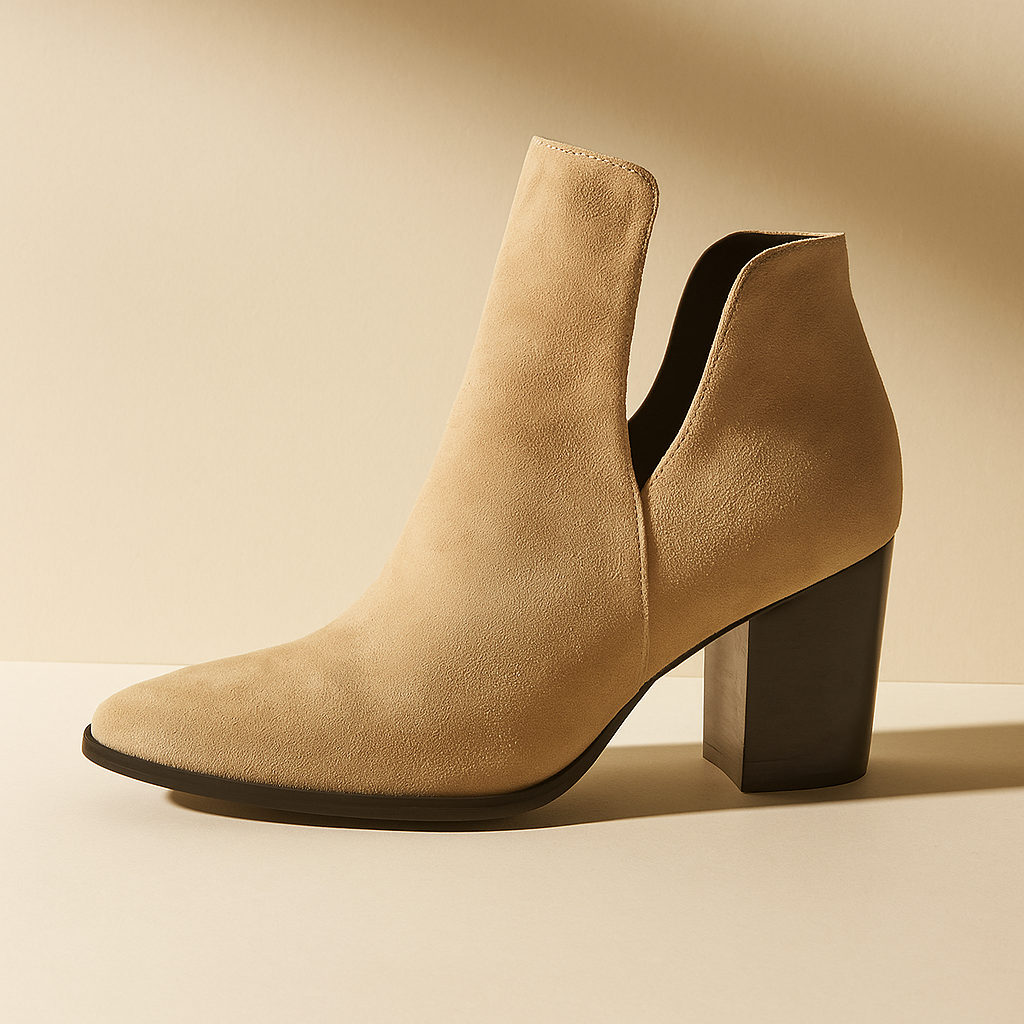 Avery Flannel Heel Boots