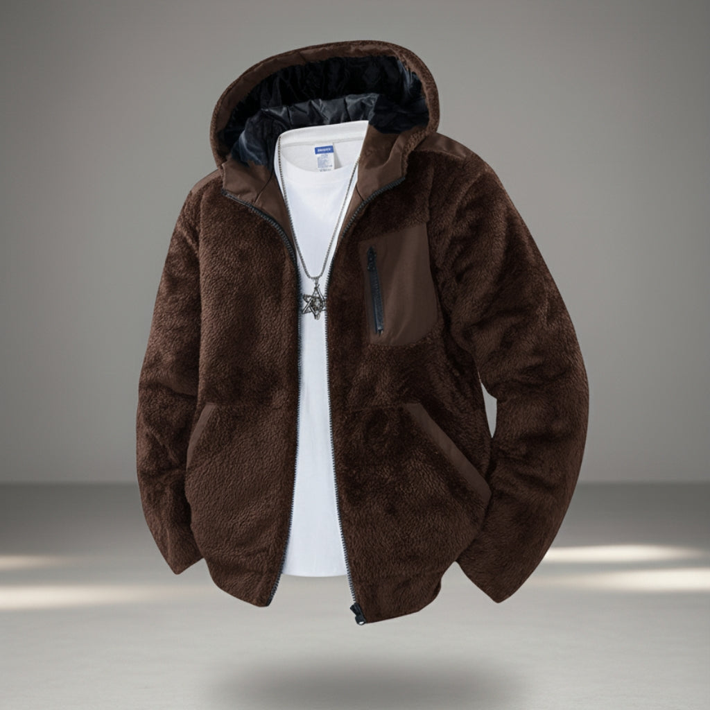 Lancaster Plush Hooded Jacket