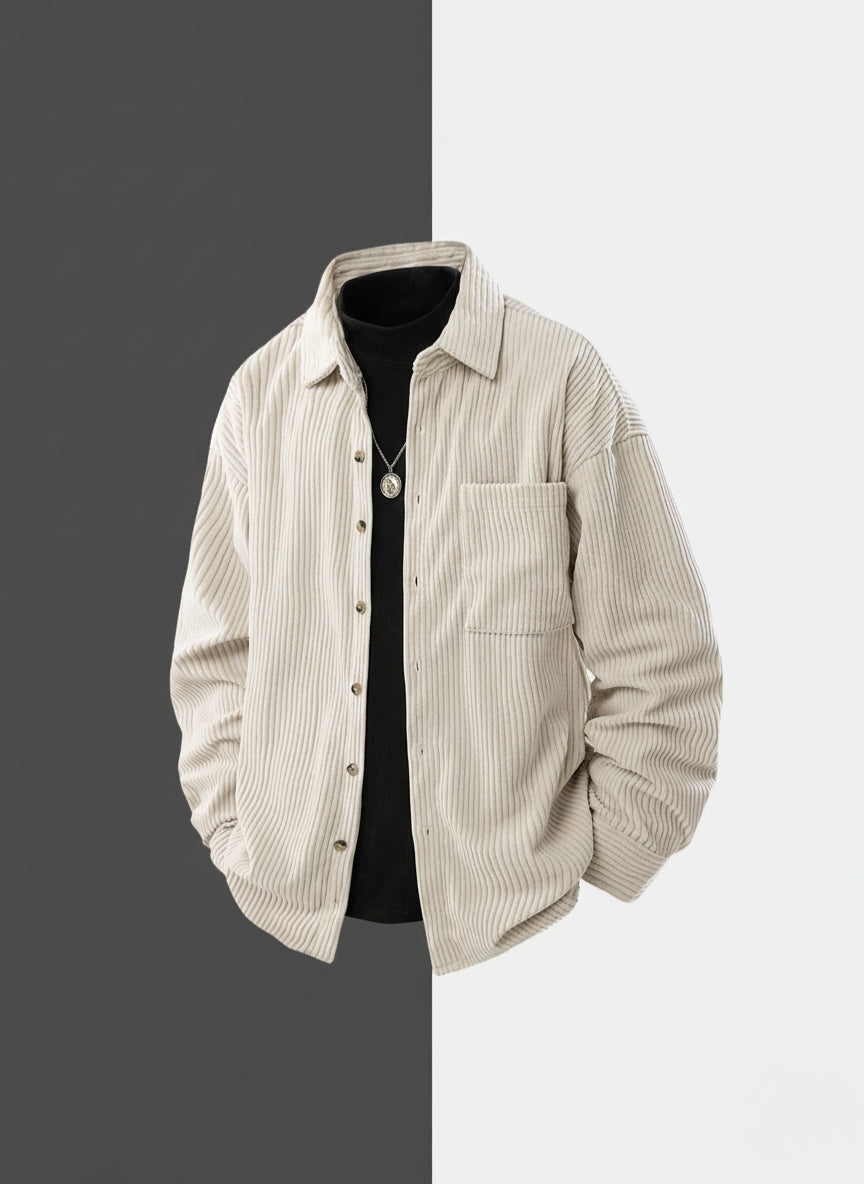 Hawthorne Corduroy Button Shirt Jacket