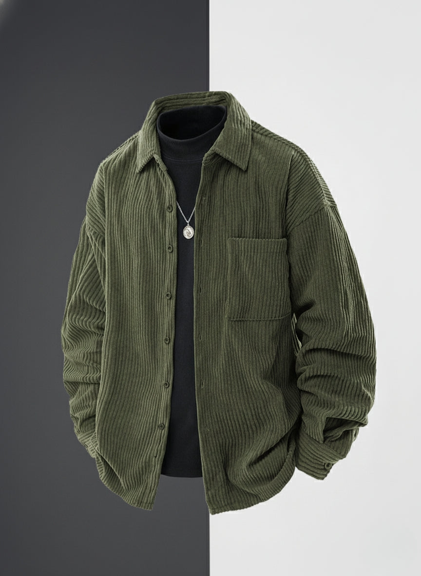 Hawthorne Corduroy Button Shirt Jacket
