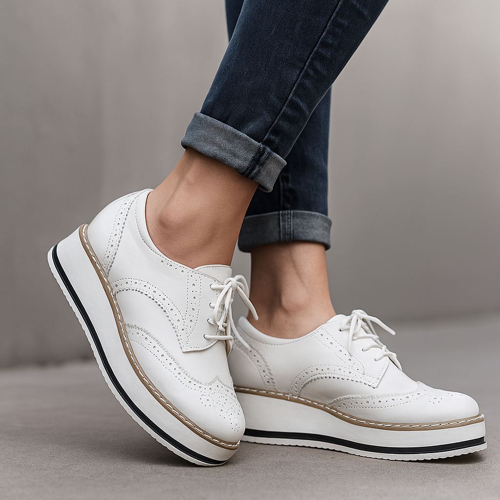 Bellamy Leather Platform Oxfords