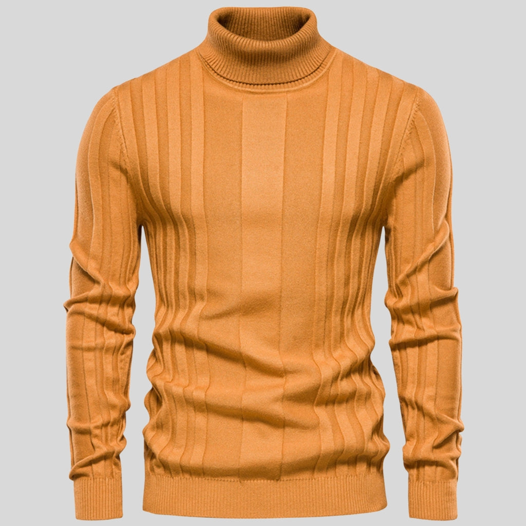 Ashbourne Ribbed Turtleneck Sweater
