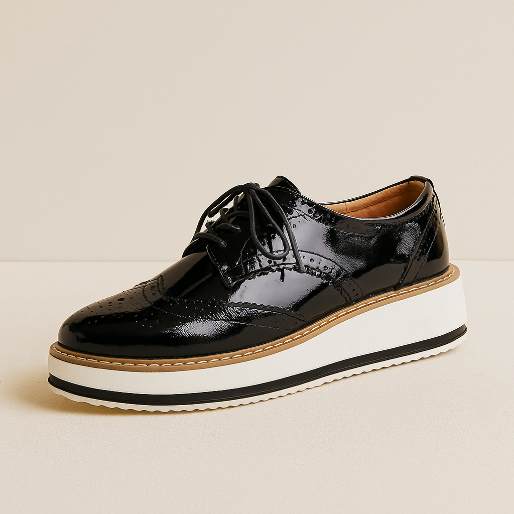 Bellamy Leather Platform Oxfords