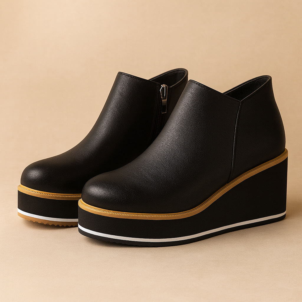 Alina Platform Wedge Boots