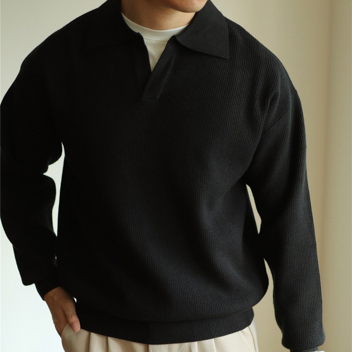Aldridge Knit Polo Sweater