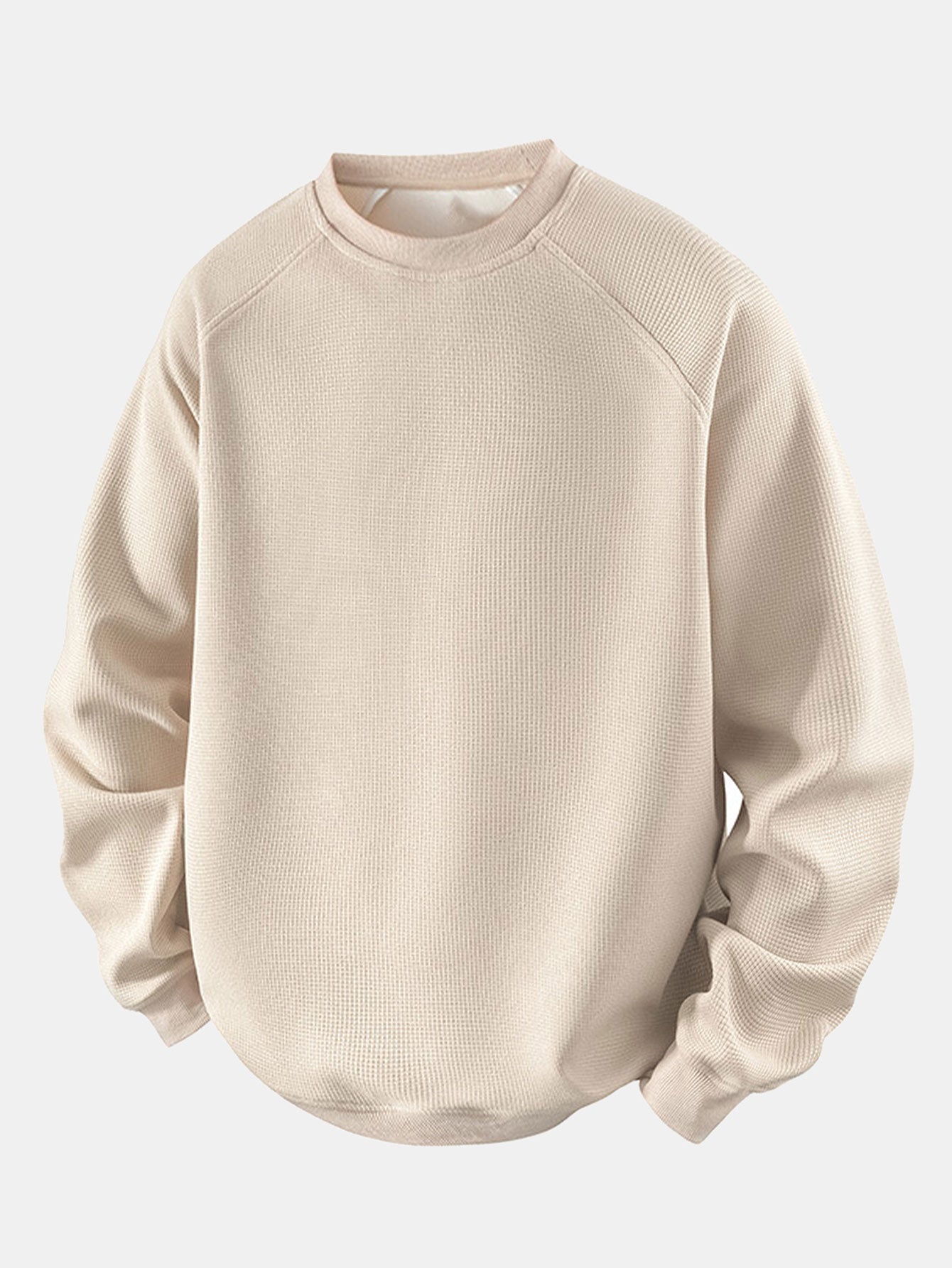 Textured Crewneck Sweatshirt