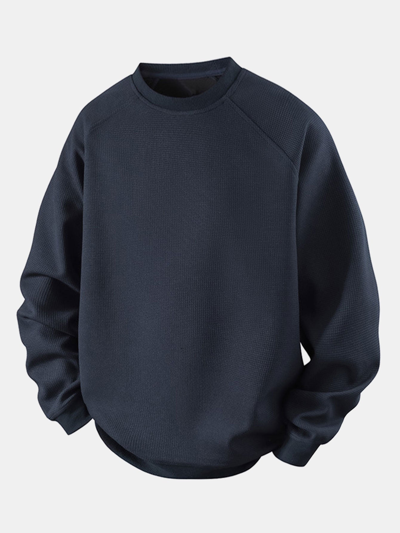 Textured Crewneck Sweatshirt