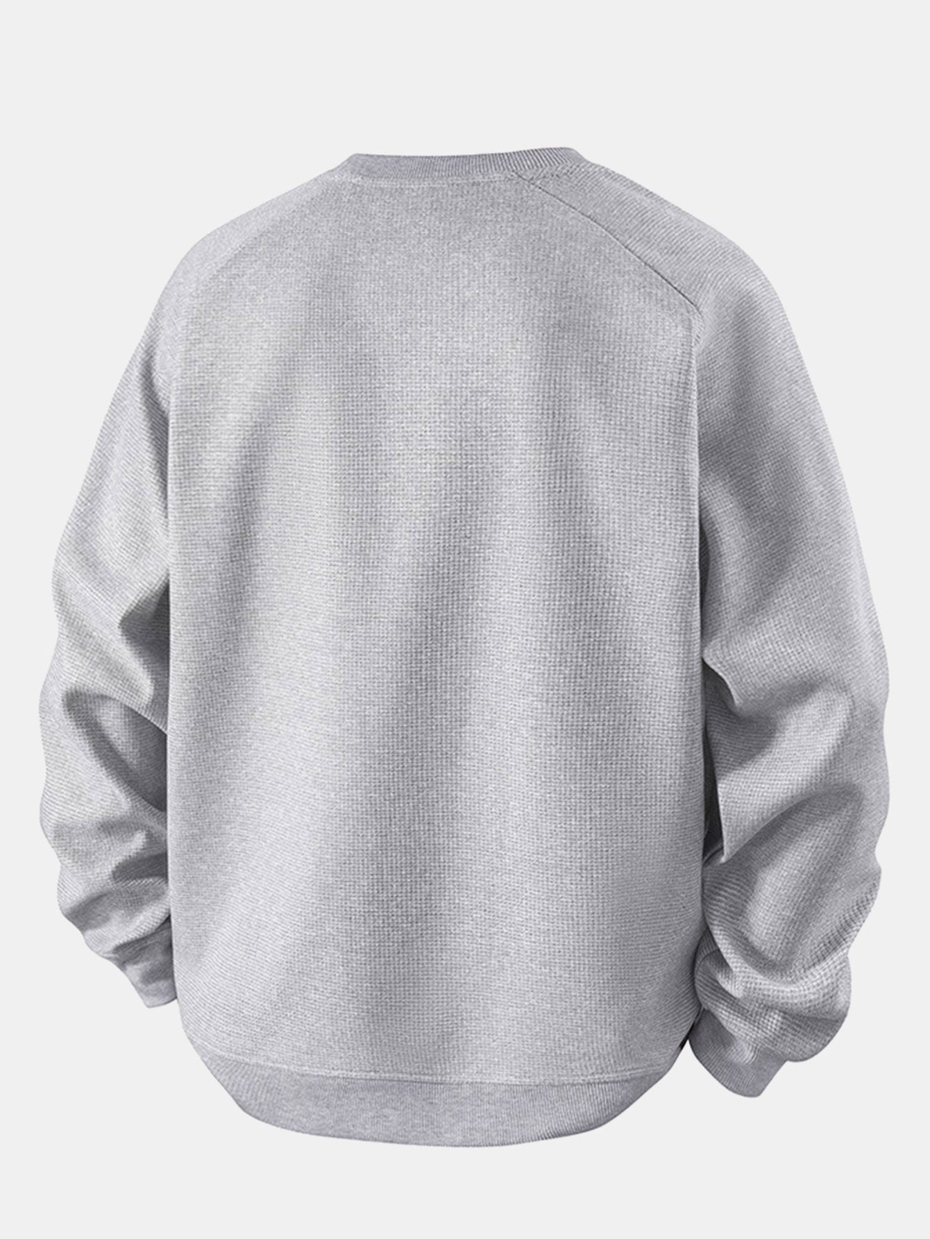 Textured Crewneck Sweatshirt