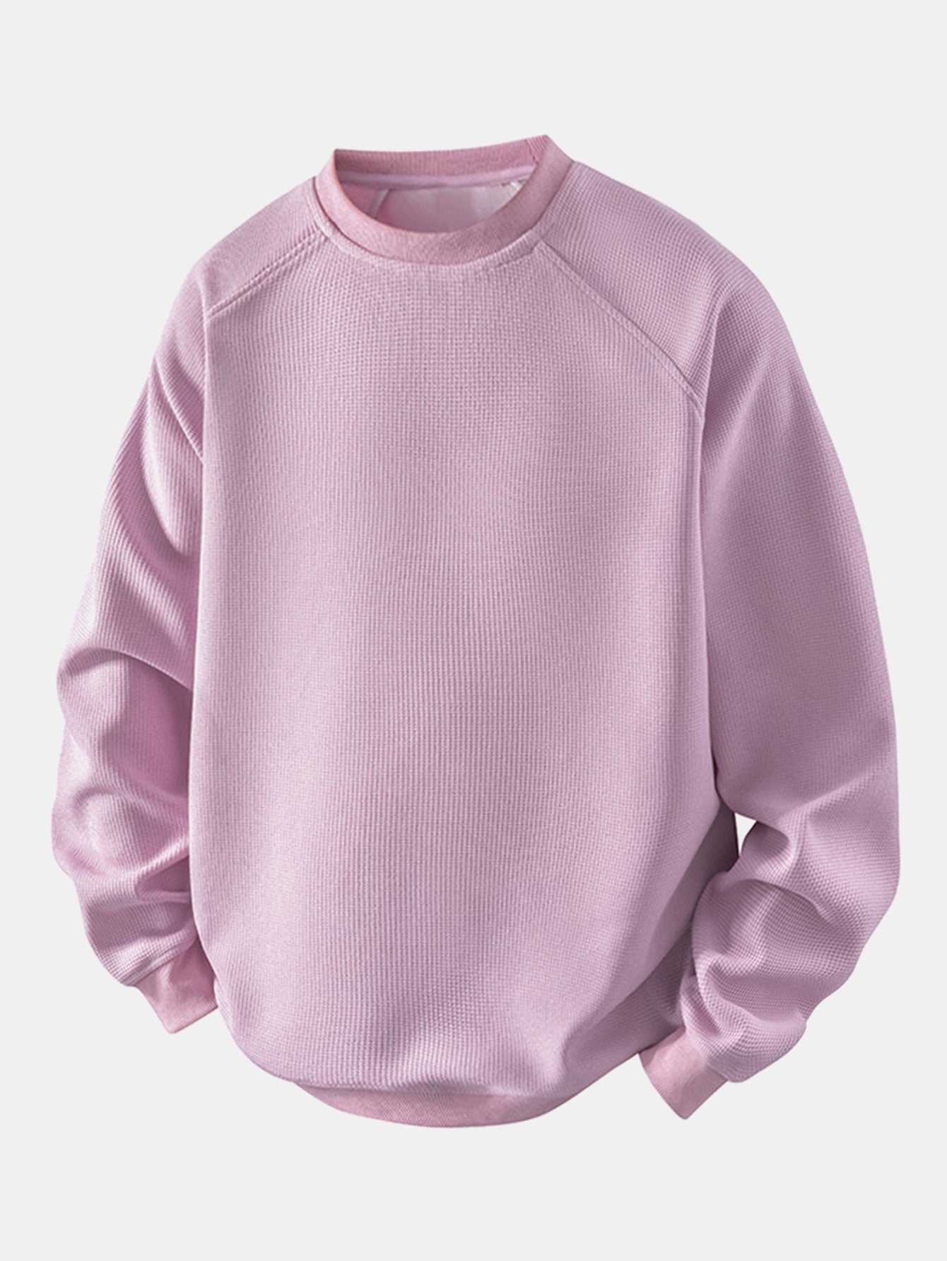 Textured Crewneck Sweatshirt