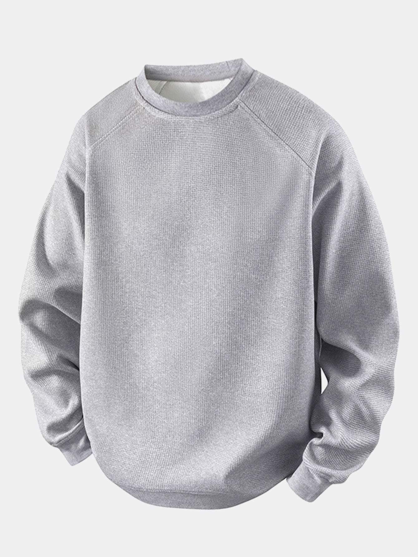 Textured Crewneck Sweatshirt