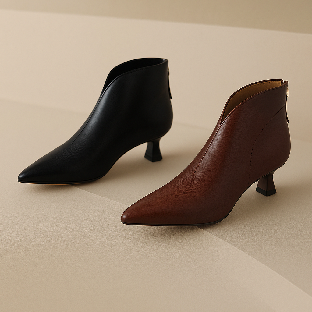 Emilia Pointed Toe Ankle Boots