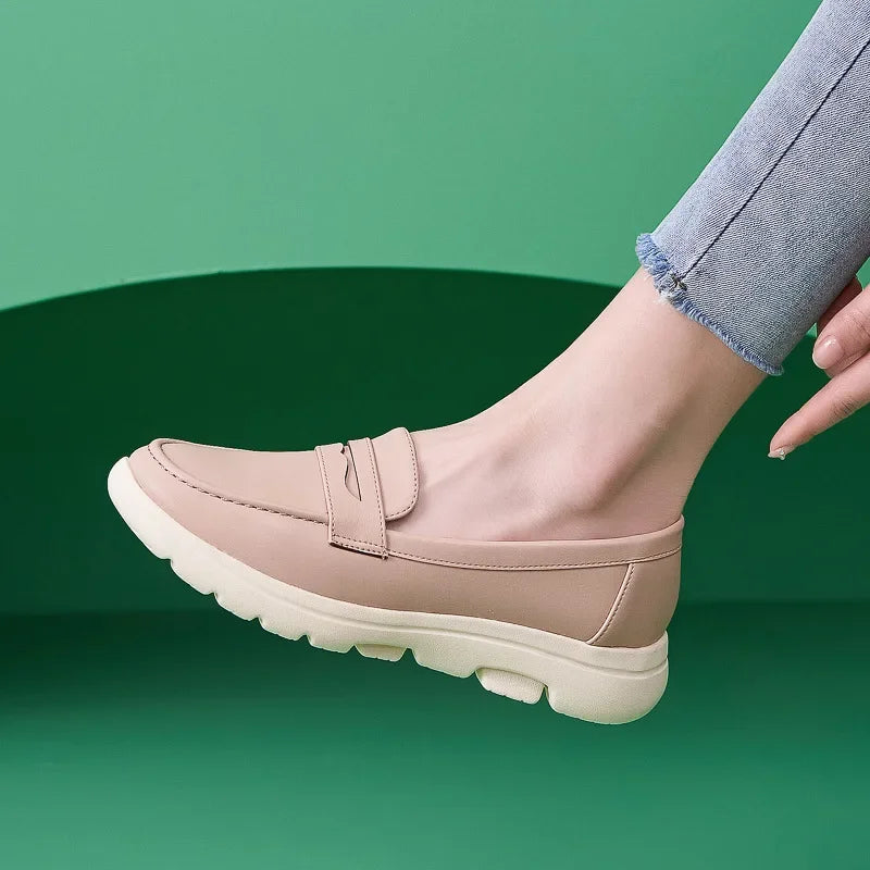 Florence Orthopedic Leather Loafers