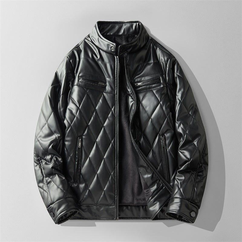 Hudson Quilted Leather Jacket