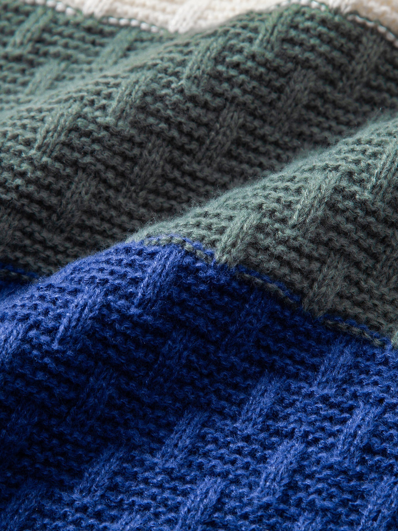 Brighton Color Block Knit Hoodie