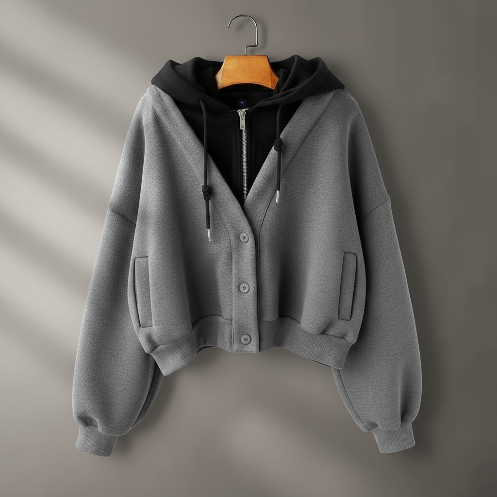 Madison Button Zip Jacket