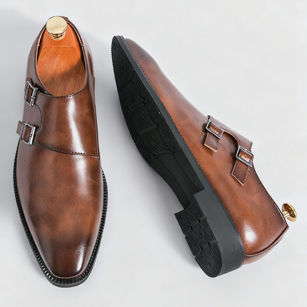 Monarch Leather Monk Loafers