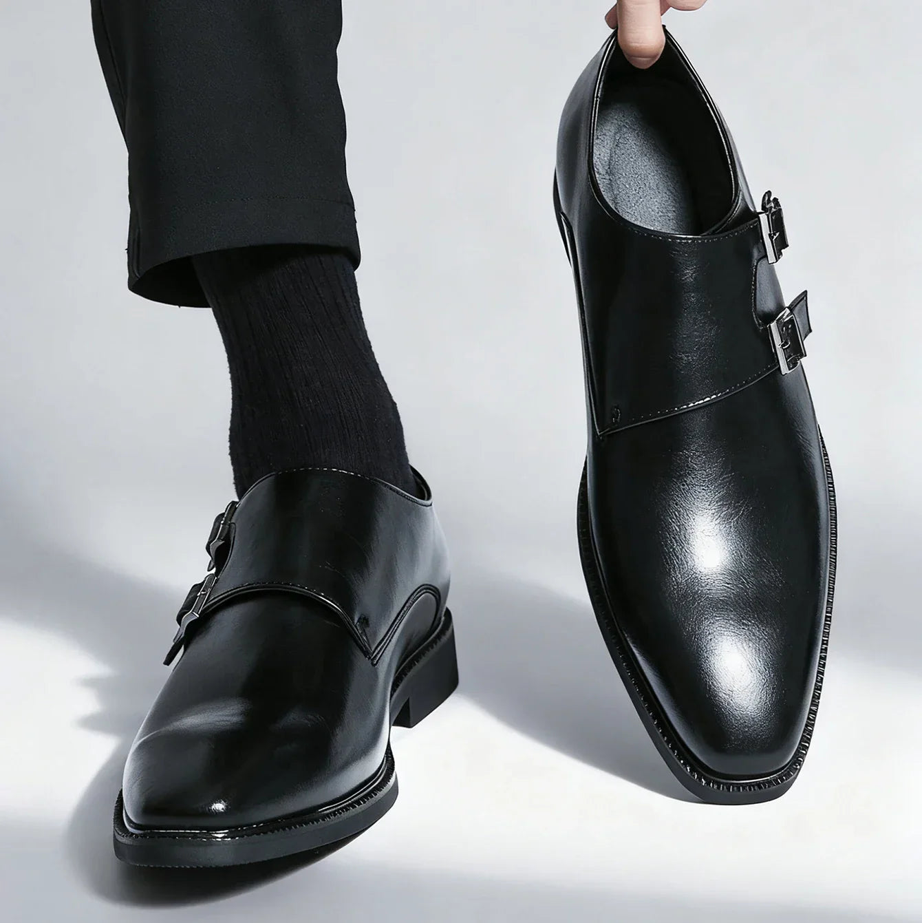 Monarch Leather Monk Loafers