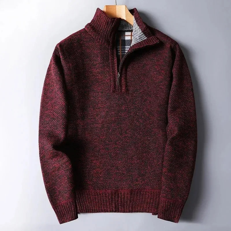Alden Half-Zip Knit Sweater