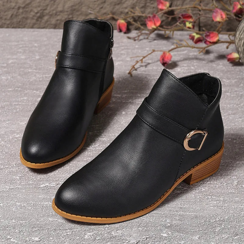 Sorelle Low Heel Ankle Boots