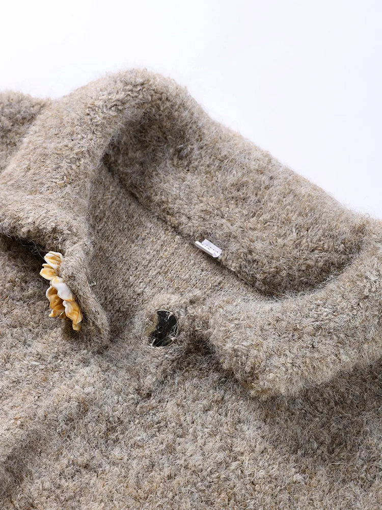 Vienna Wool Textured Button Jacket