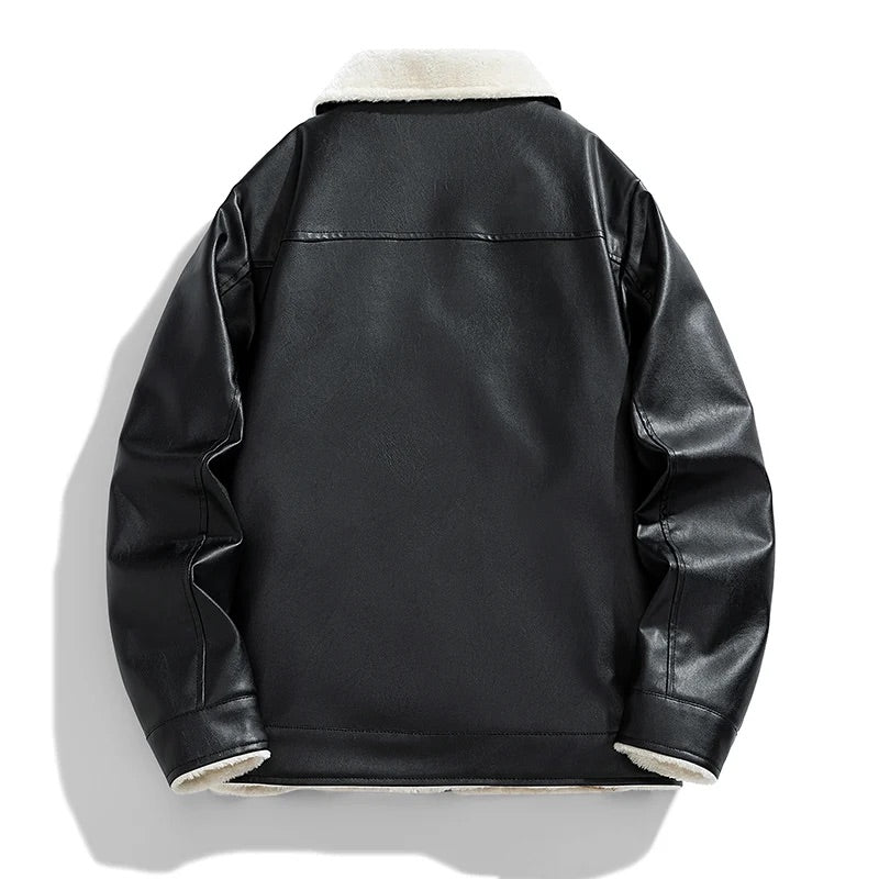 Stratford Sherpa Leather Jacket