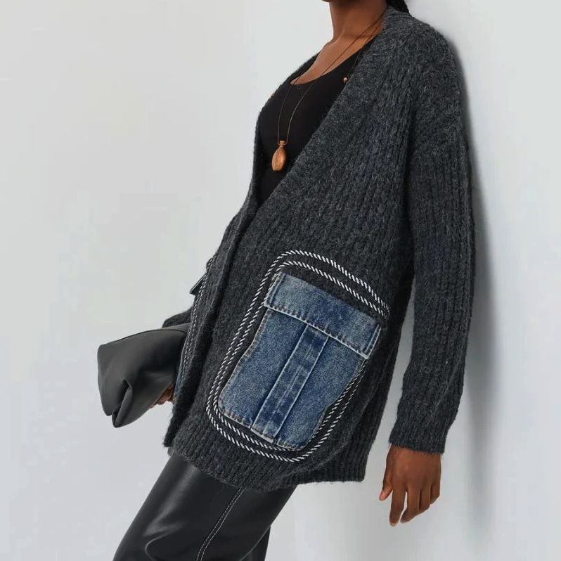 Hazel Denim Cardigan