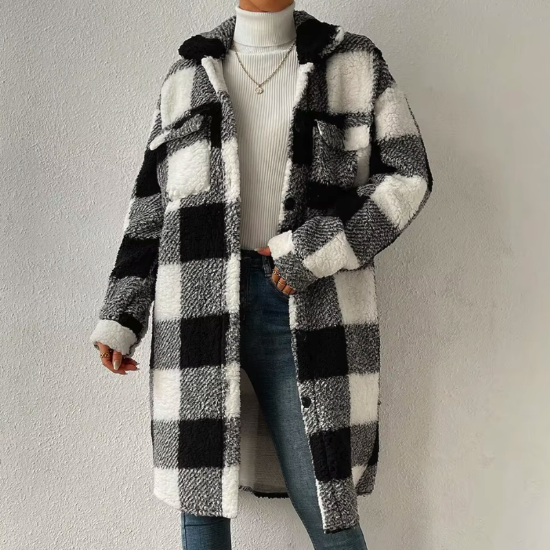 Sky Edwards Plaid Coat