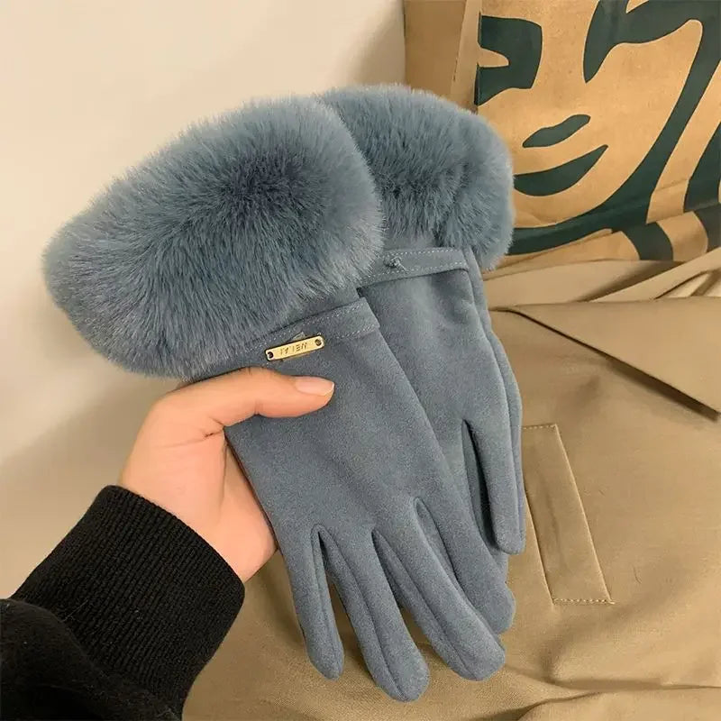 The Elara Fur Gloves
