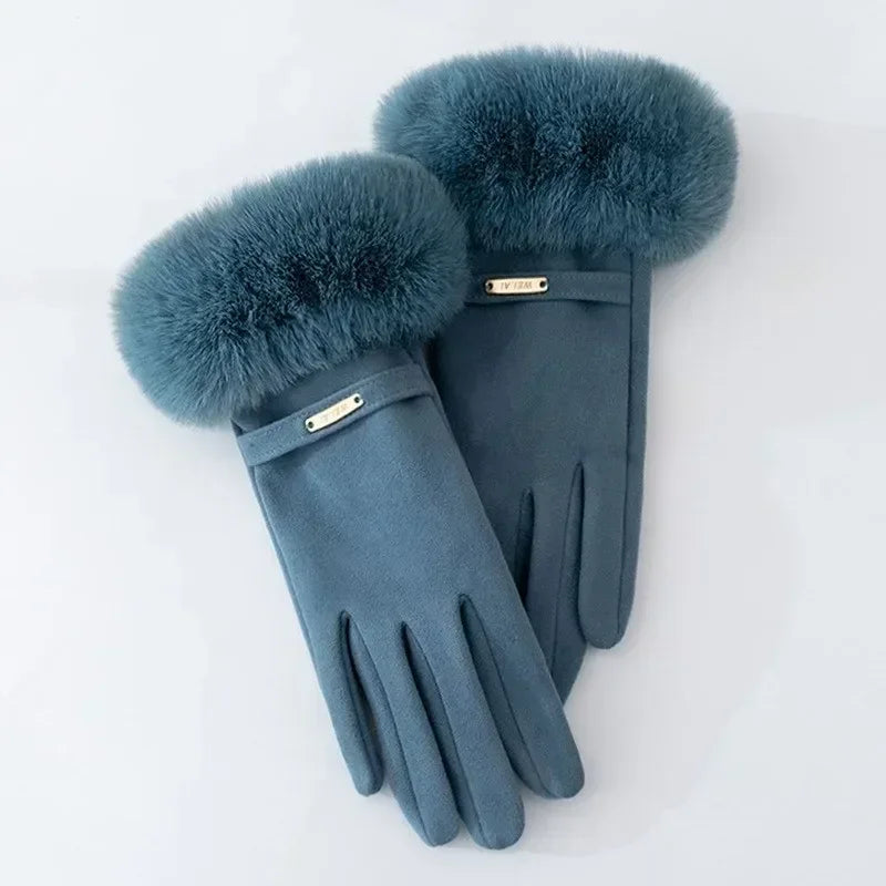 The Elara Fur Gloves