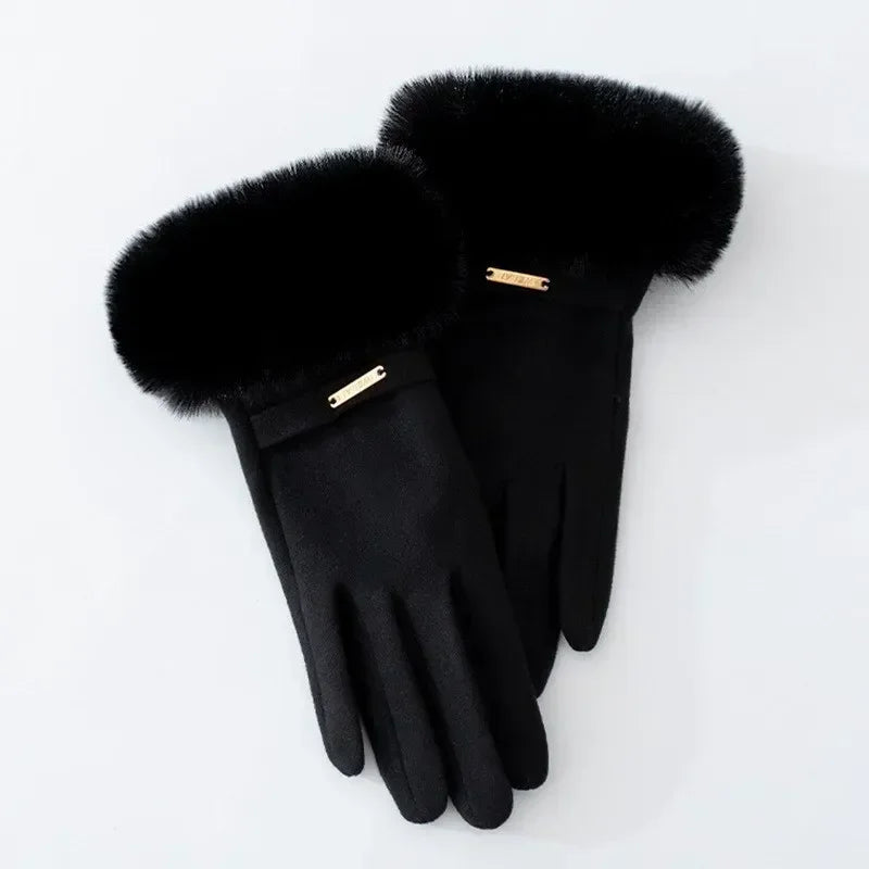 The Elara Fur Gloves