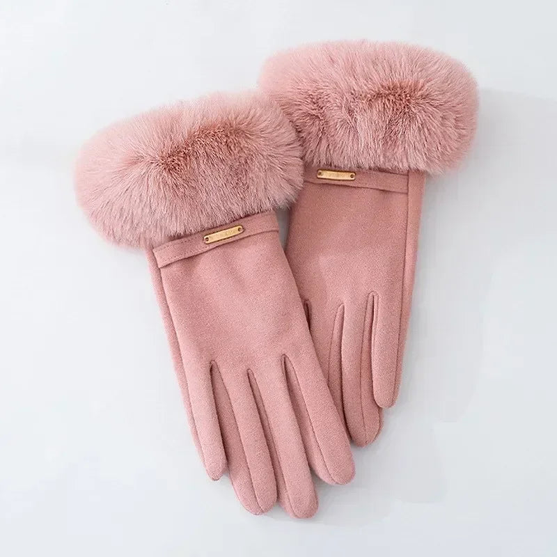 The Elara Fur Gloves
