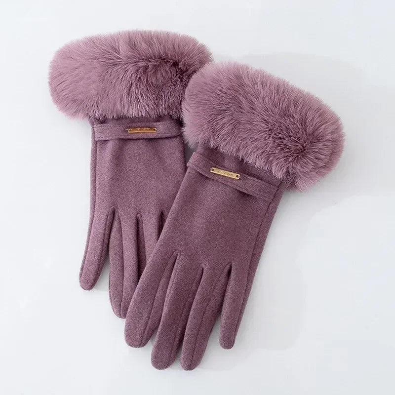 The Elara Fur Gloves
