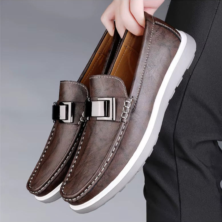 Alessandro Leather Loafers - [Ezra Daniel]