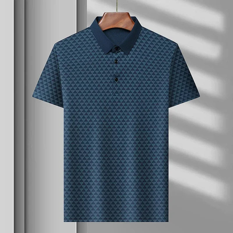 Ashton Ice Silk Polo - [Ezra Daniel]