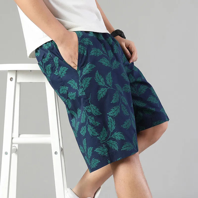 Botanical Print Shorts - [Ezra Daniel]