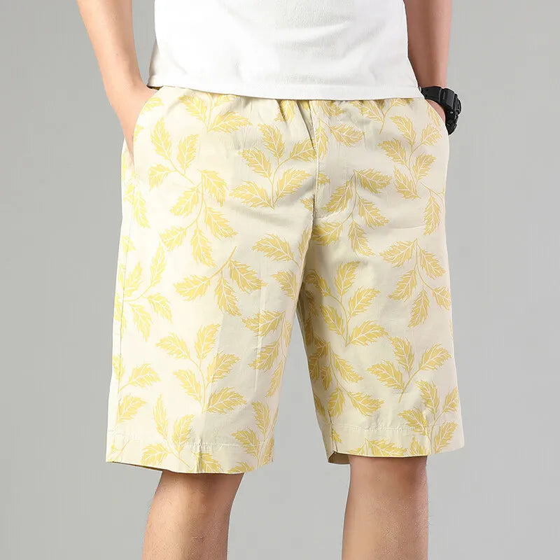 Botanical Print Shorts - [Ezra Daniel]