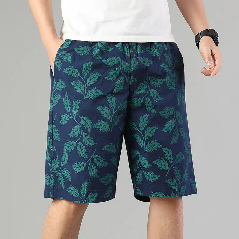 Botanical Print Shorts - [Ezra Daniel]