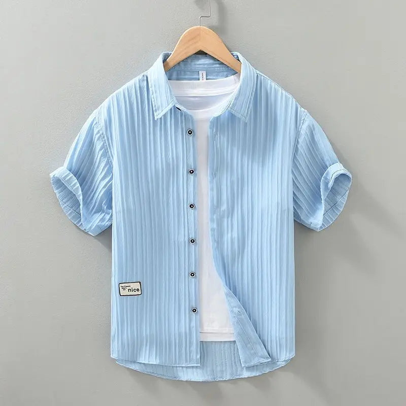 Carson Breeze Cotton Shirt - [Ezra Daniel]