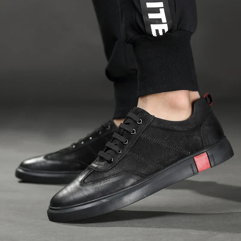 Carson Rift Leather Sneaker - [Ezra Daniel]