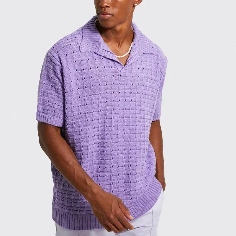 Charles Wade Knit Polo - [Ezra Daniel]