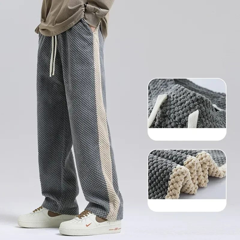 Corduroy Knitted Sweatpants - [Ezra Daniel]