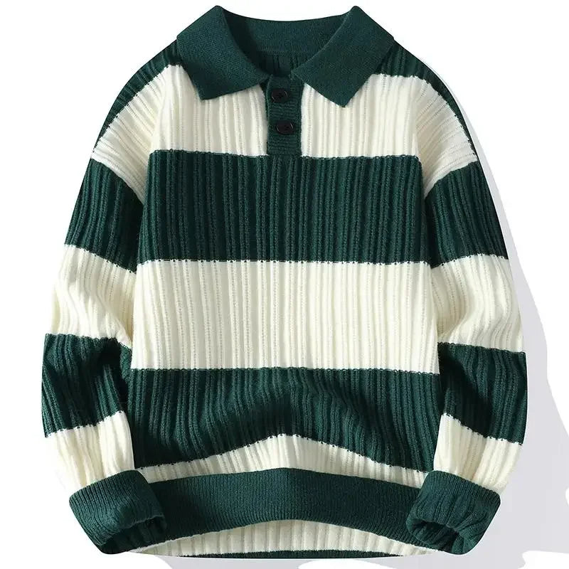 Porter Striped Knit Polo
