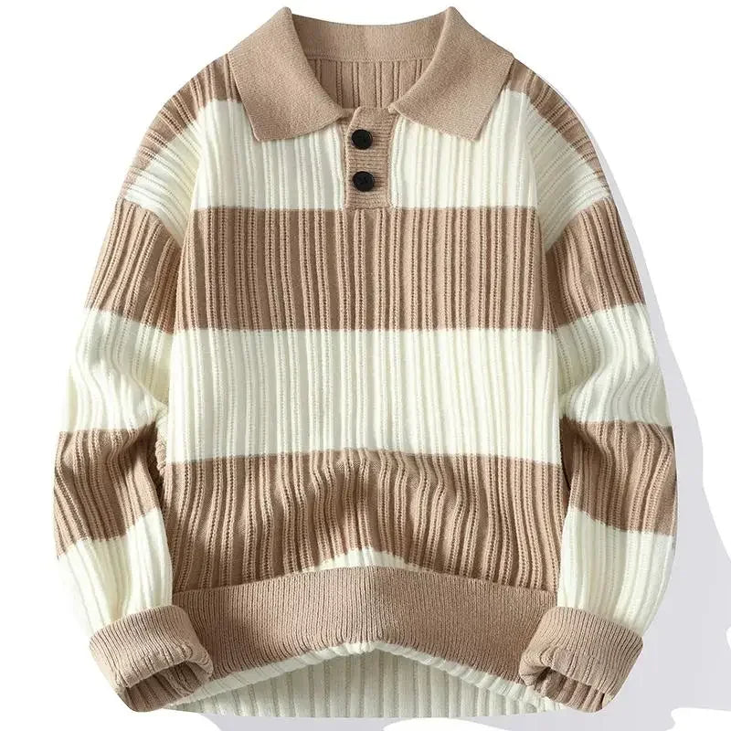 Porter Striped Knit Polo