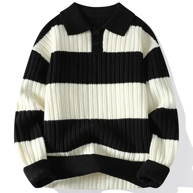 Porter Striped Knit Polo