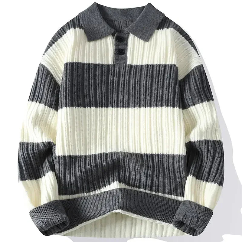 Porter Striped Knit Polo