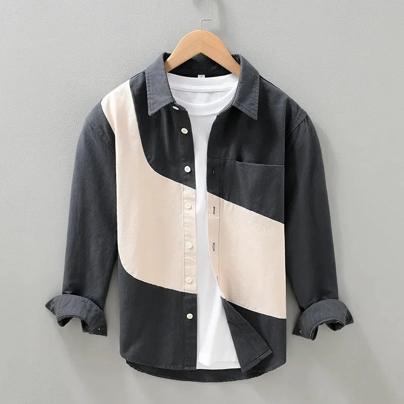 Easton Color Block Shirt - [Ezra Daniel]