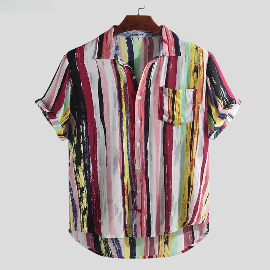 Easton Color Stripe Shirt - [Ezra Daniel]